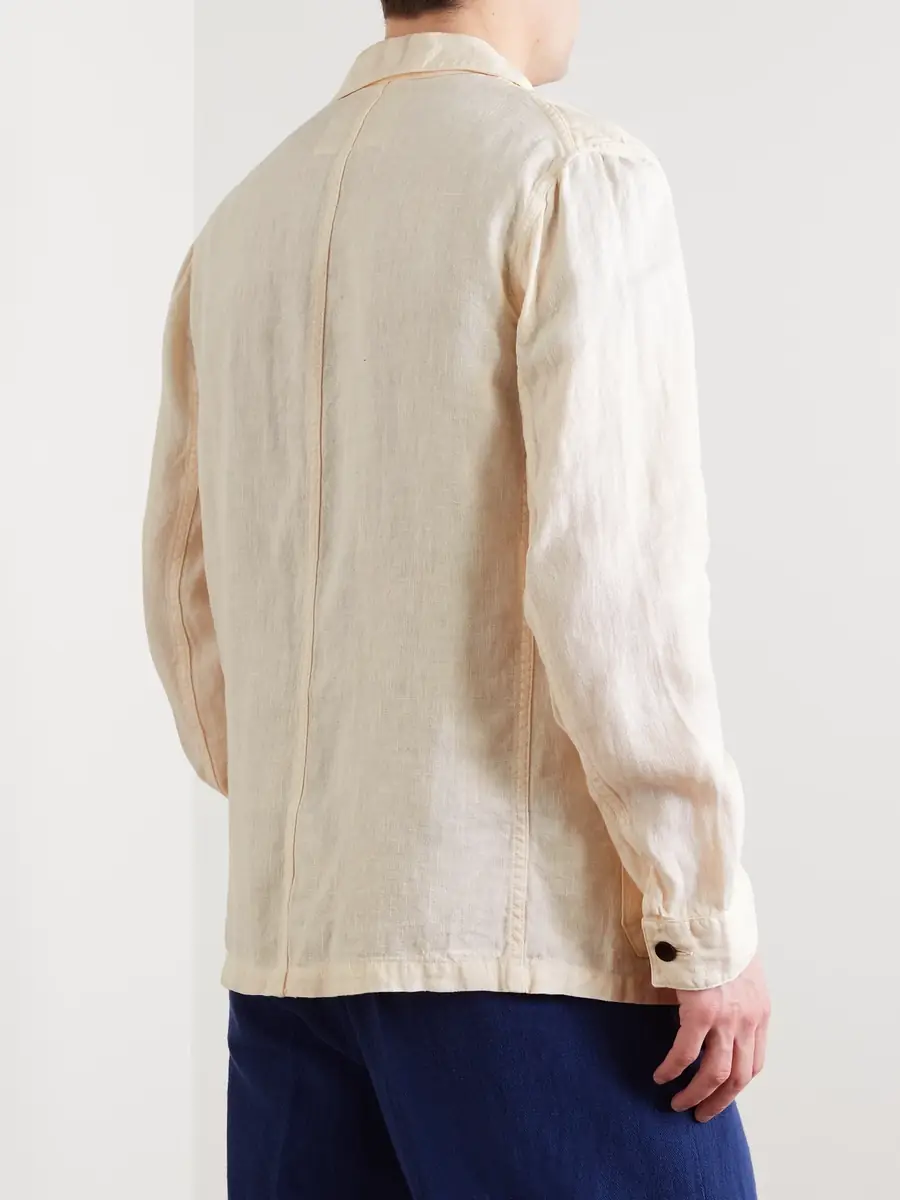 Portuguese Flannel Labura Slim-Fit Linen Jacket - Men | Thumbnail 3 Portuguese Flannel Labura Slim-Fit Linen Jacket - Men | Thumbnail 3