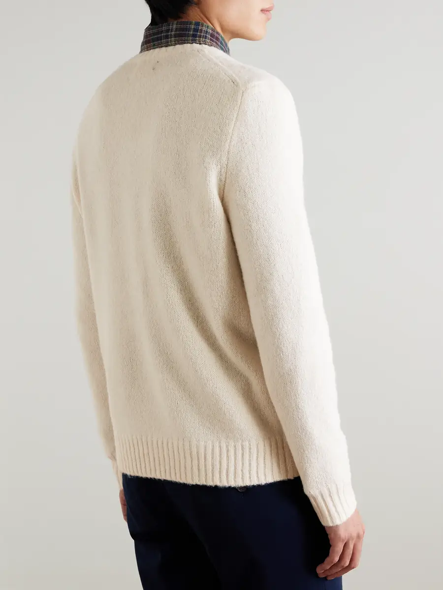 Polo Ralph Lauren Logo-Embroidered Wool-Blend Sweater - Men | Thumbnail 4