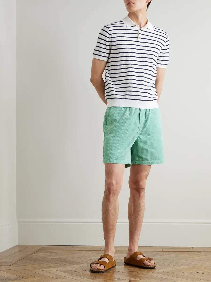 Polo Ralph Lauren Straight-Leg Cotton Drawstring Shorts - Men | Thumbnail 2 Polo Ralph Lauren Straight-Leg Cotton Drawstring Shorts - Men | Thumbnail 2