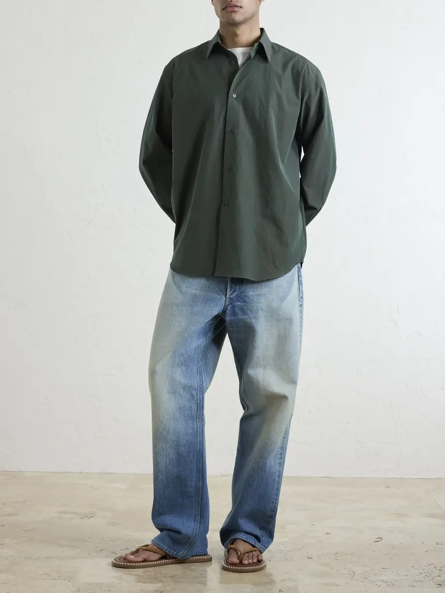 Auralee Cotton-Poplin Shirt - Men | Thumbnail 2