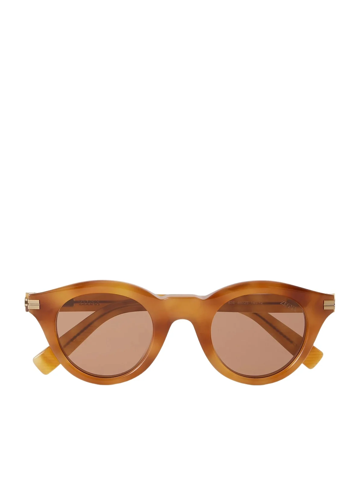 Zegna Round-Frame Acetate Sunglasses - Men
