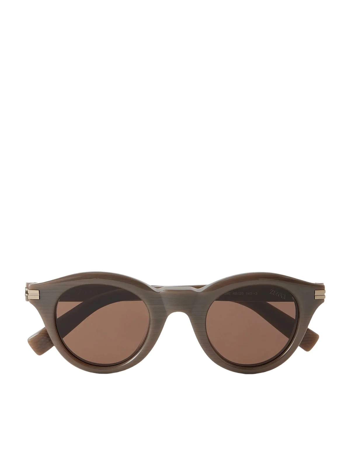 Zegna Round-Frame Acetate Sunglasses - Men