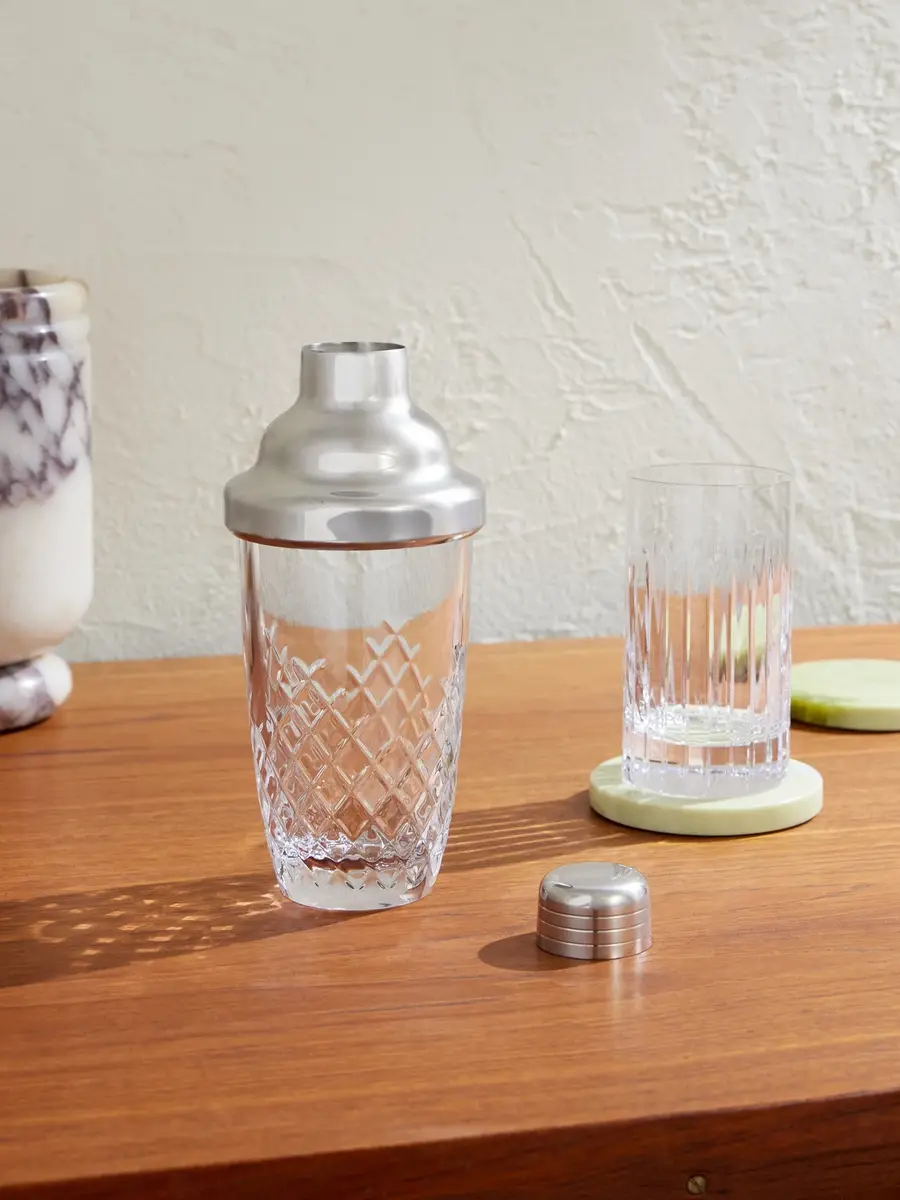 Soho Home Barwell Crystal and Stainless Steel Cocktail Shaker - Men | Thumbnail 2 Soho Home Barwell Crystal and Stainless Steel Cocktail Shaker - Men | Thumbnail 2