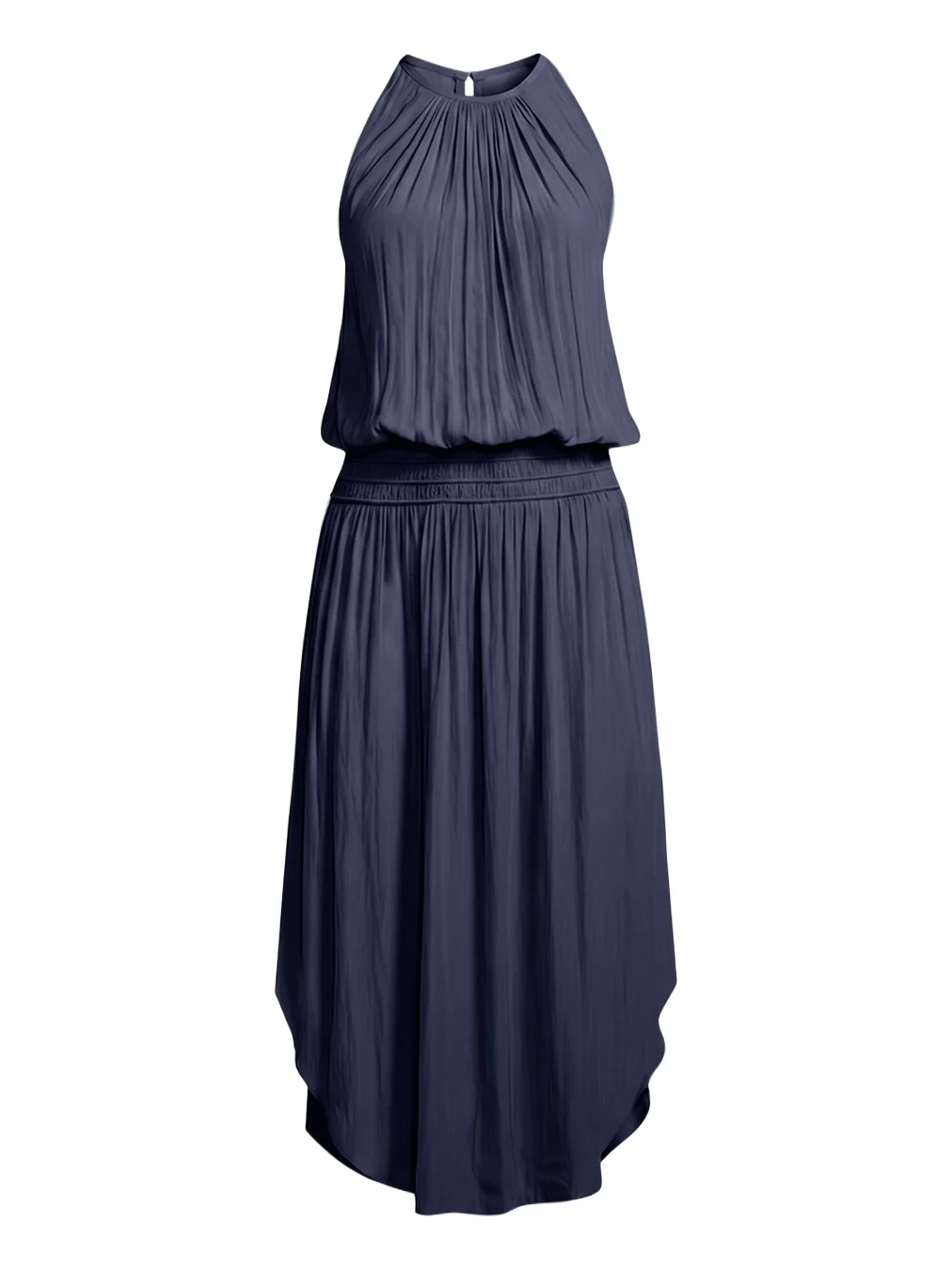 Ramy Brook Audrey Sleeveless Blouson Midi Dress