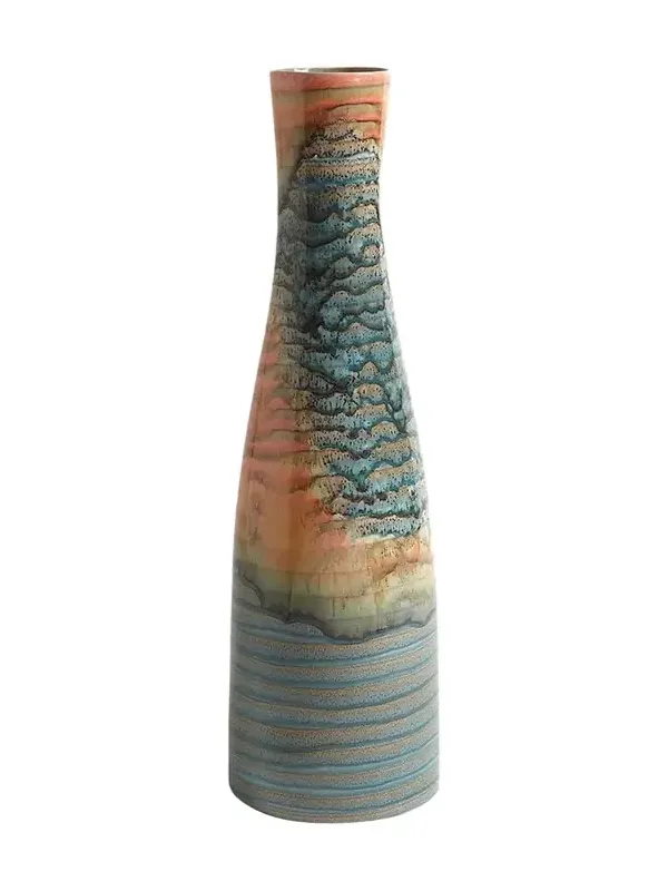 Global Views Watercolor Ringed Vase