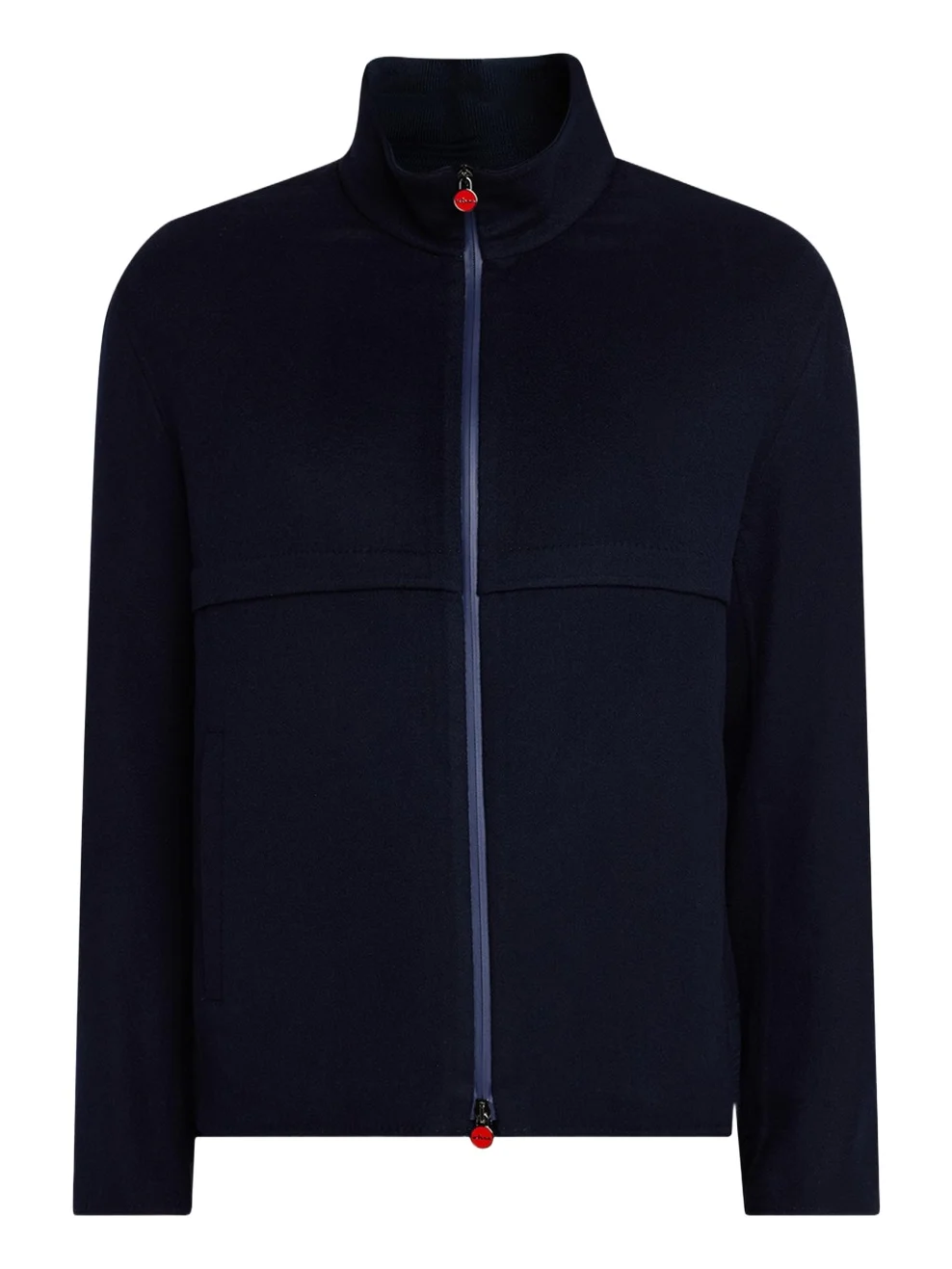 Kiton Men's Cashmere Full-Zip Bomber Jacket