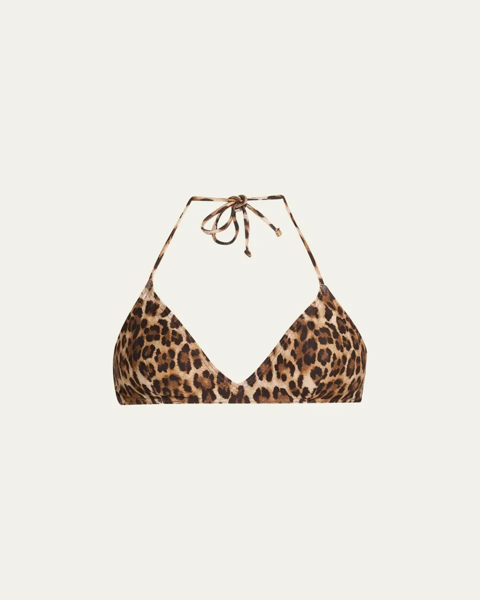 Nili Lotan Printed Triangle Bikini Top | Thumbnail 5 Nili Lotan Printed Triangle Bikini Top | Thumbnail 5