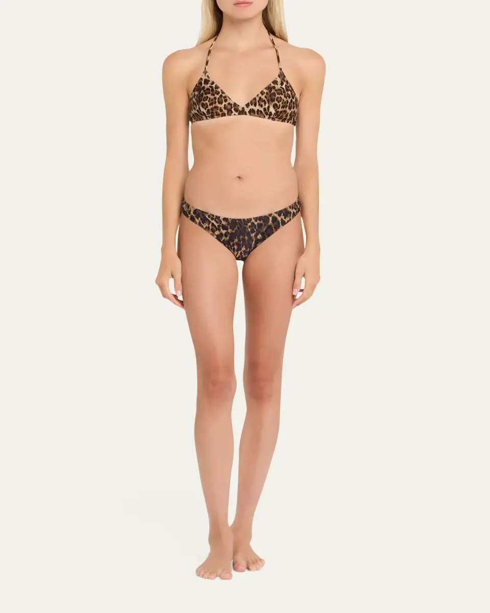 Nili Lotan Printed Triangle Bikini Top | Thumbnail 6 Nili Lotan Printed Triangle Bikini Top | Thumbnail 6