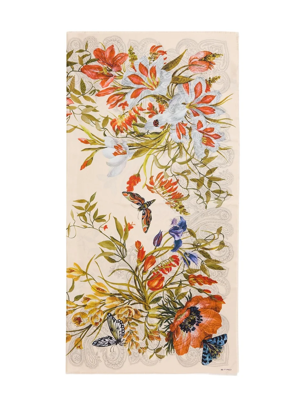 Boheme Floral Silk Scarf
