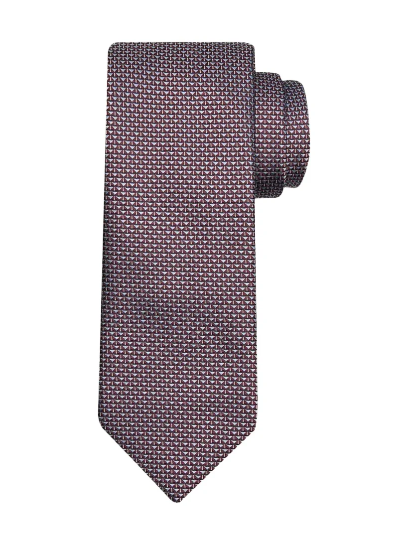 Men's Micro Triangle Silk Jacquard Tie