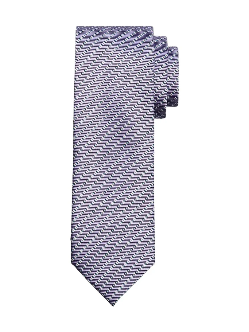 Men's Micro-Print Silk Jacquard Tie