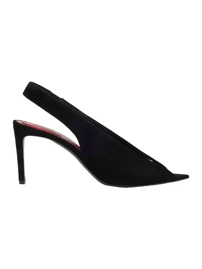 85mm Suede Slingback Sandals 85mm Suede Slingback Sandals