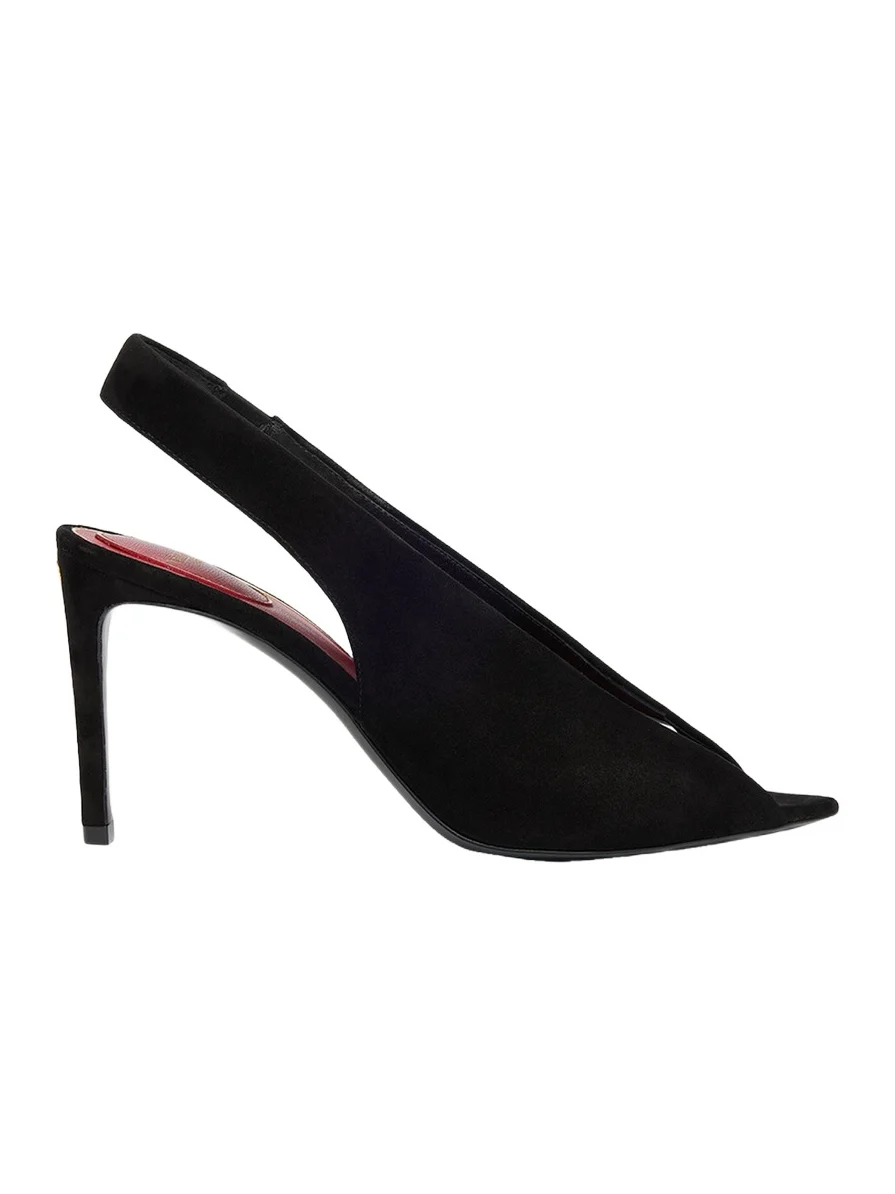 85mm Suede Slingback Sandals
