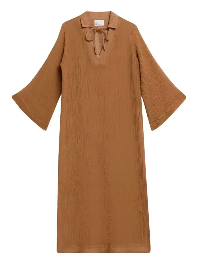 Gauze Tunic Caftan Coverup Gauze Tunic Caftan Coverup