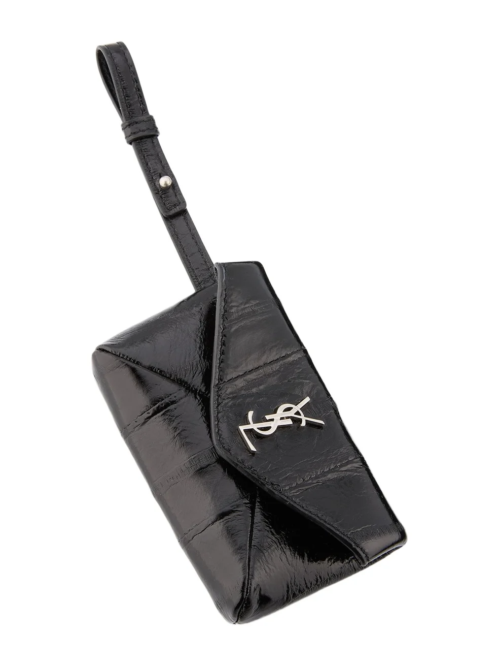Men's Cassandre YSL Micro Envelope in Leather Men's Cassandre YSL Micro Envelope in Leather