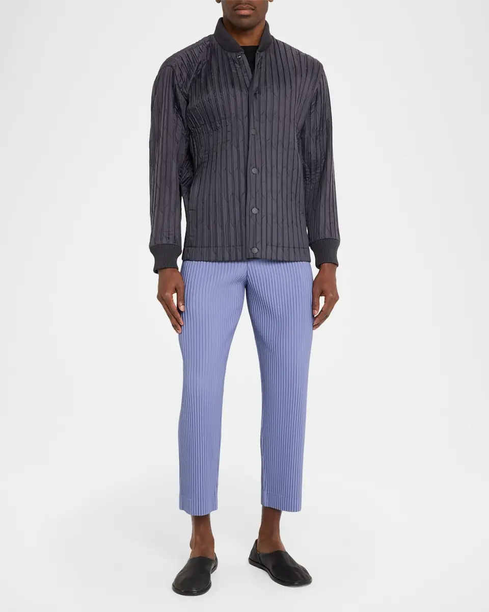 Homme Plissé Issey Miyake Men's Tailored Pleated Pants | Thumbnail 6 Homme Plissé Issey Miyake Men's Tailored Pleated Pants | Thumbnail 6