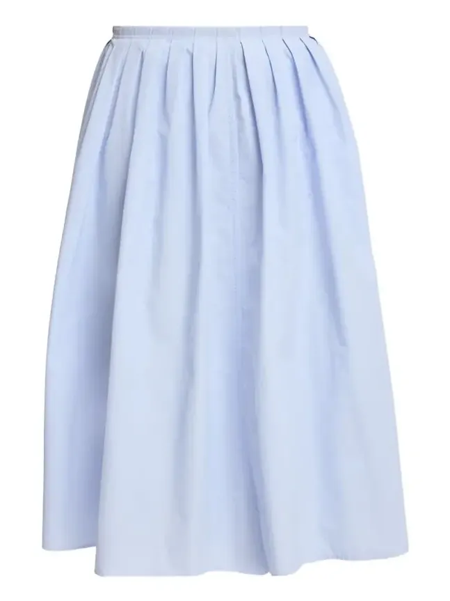 Austin A-Line Technical Cotton Skirt Austin A-Line Technical Cotton Skirt