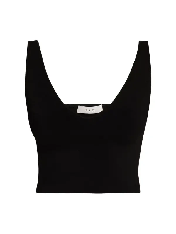Ani Sleeveless Crop Top