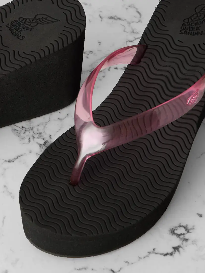 Ancient Greek Sandals Etheria Pvc Wedge Flip Flops | Thumbnail 4