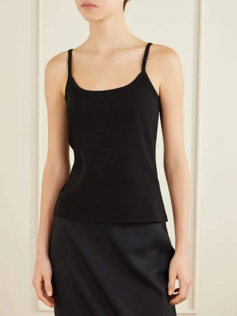 The Row Denzel Ribbed Cotton-jersey Tank | Thumbnail 2 The Row Denzel Ribbed Cotton-jersey Tank | Thumbnail 2
