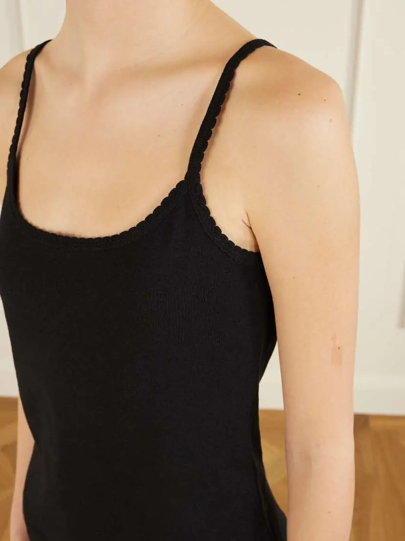 The Row Denzel Ribbed Cotton-jersey Tank | Thumbnail 4 The Row Denzel Ribbed Cotton-jersey Tank | Thumbnail 4
