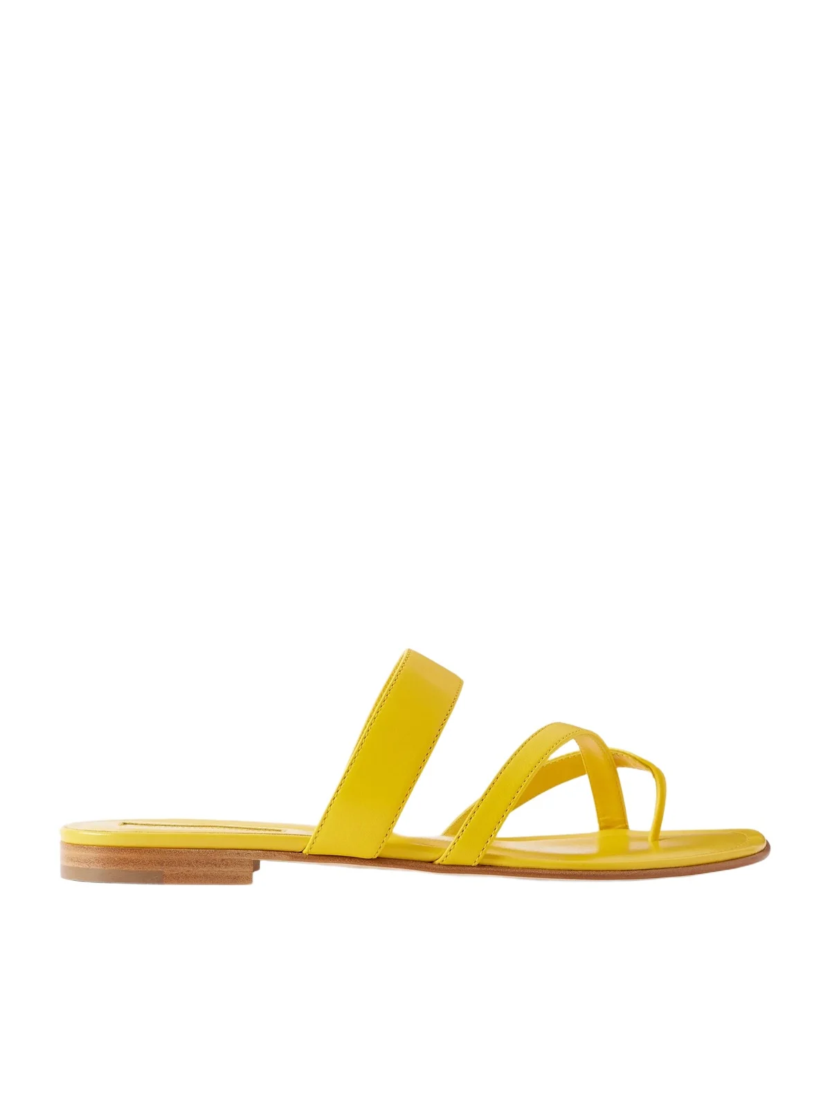 Manolo Blahnik Susa Leather Sandals