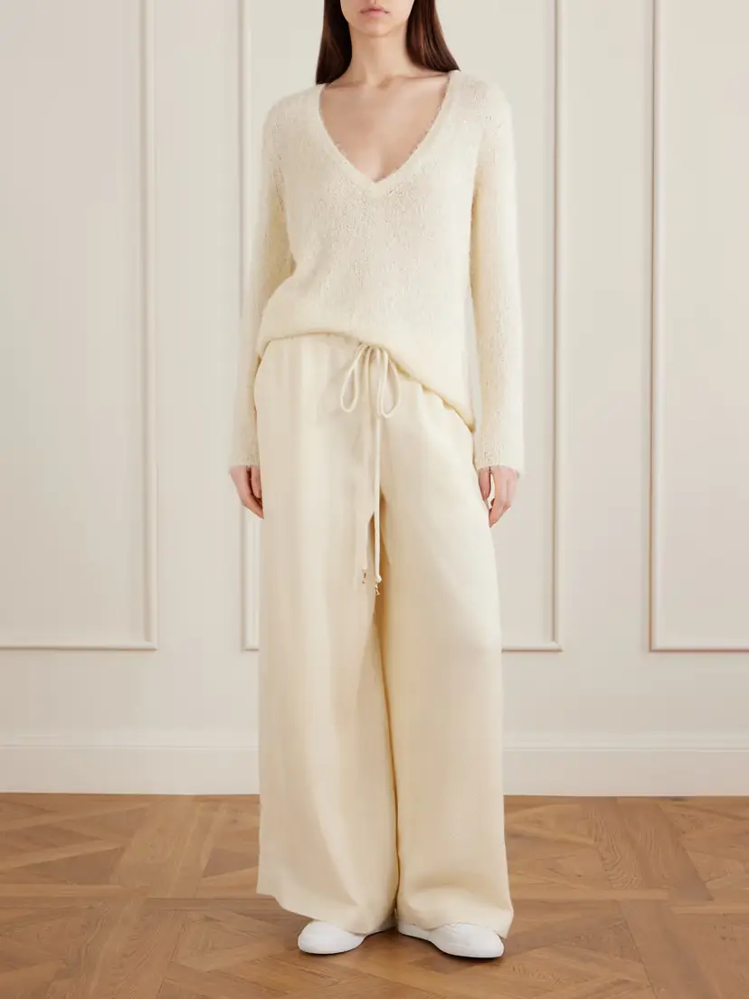 Gabriela Hearst Neoma Silk And Cashmere-blend Sweater | Thumbnail 2 Gabriela Hearst Neoma Silk And Cashmere-blend Sweater | Thumbnail 2
