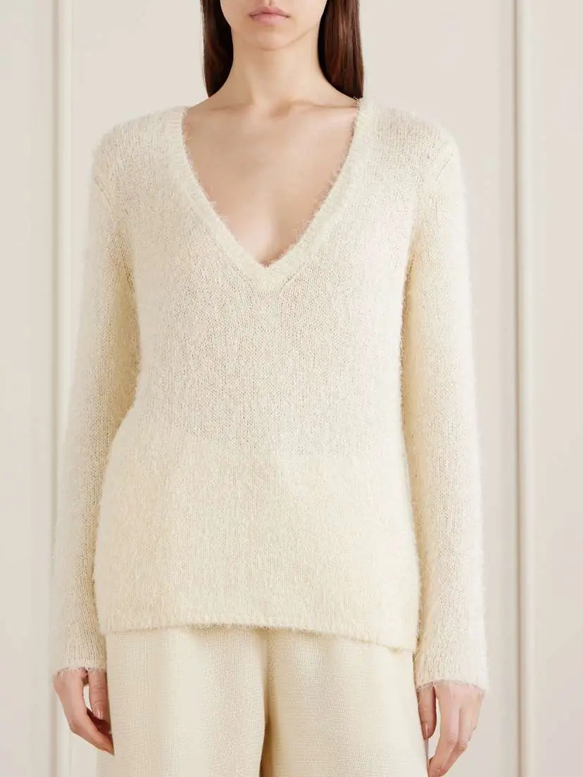 Gabriela Hearst Neoma Silk And Cashmere-blend Sweater | Thumbnail 3 Gabriela Hearst Neoma Silk And Cashmere-blend Sweater | Thumbnail 3