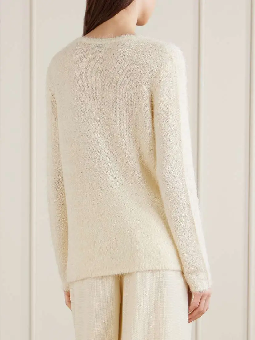 Gabriela Hearst Neoma Silk And Cashmere-blend Sweater | Thumbnail 4 Gabriela Hearst Neoma Silk And Cashmere-blend Sweater | Thumbnail 4