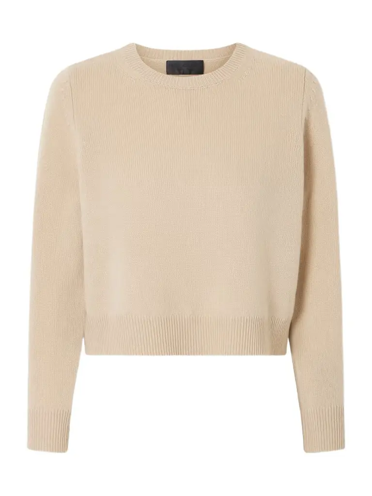 Nili Lotan Venus Cropped Cashmere Sweater | Image 1 Nili Lotan Venus Cropped Cashmere Sweater | Image 1