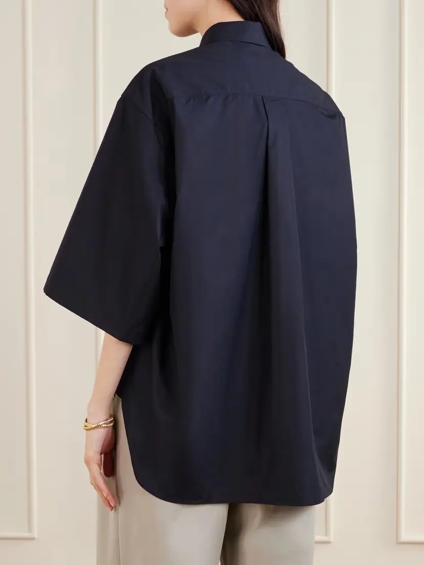 Wardrobe.NYC Oversized Cotton-poplin Shirt | Thumbnail 4
