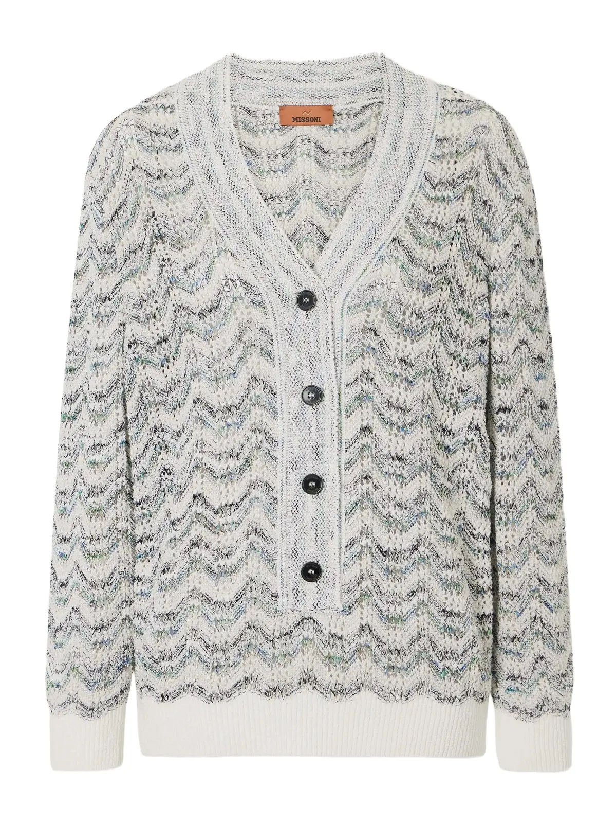 Striped Crochet-knit Sweater