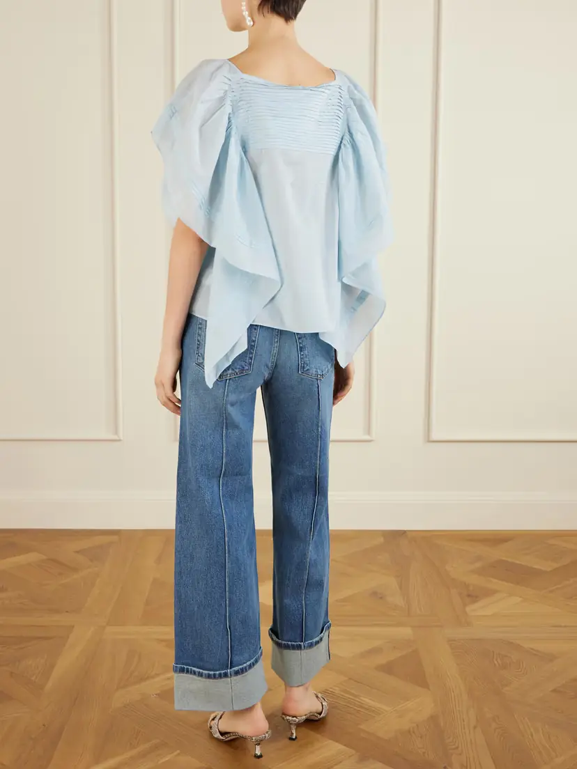 Ulla Johnson Lu Ruffled Cotton-voile Top | Thumbnail 4 Ulla Johnson Lu Ruffled Cotton-voile Top | Thumbnail 4