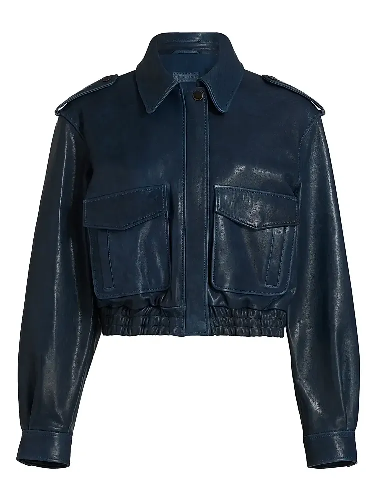 Women's Roland Leather Crop Jacket Women's Roland Leather Crop Jacket