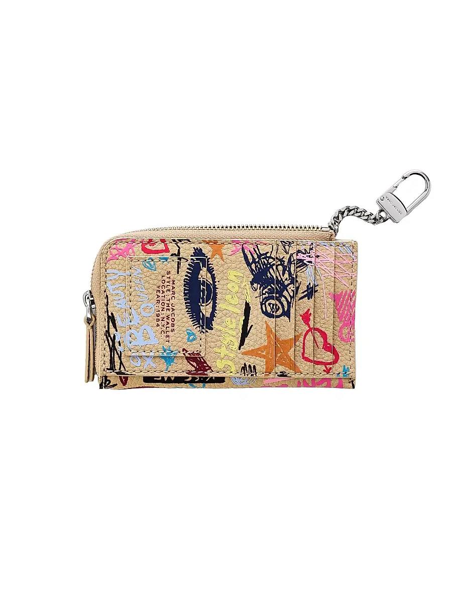 Marc Jacobs Women's The Punk Scribble Leather Wallet | Thumbnail 3 Marc Jacobs Women's The Punk Scribble Leather Wallet | Thumbnail 3
