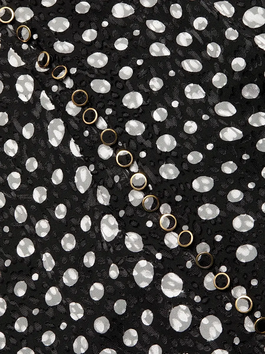 Elie Tahari Women's The Rue Dot Print Blouse | Thumbnail 7 Elie Tahari Women's The Rue Dot Print Blouse | Thumbnail 7