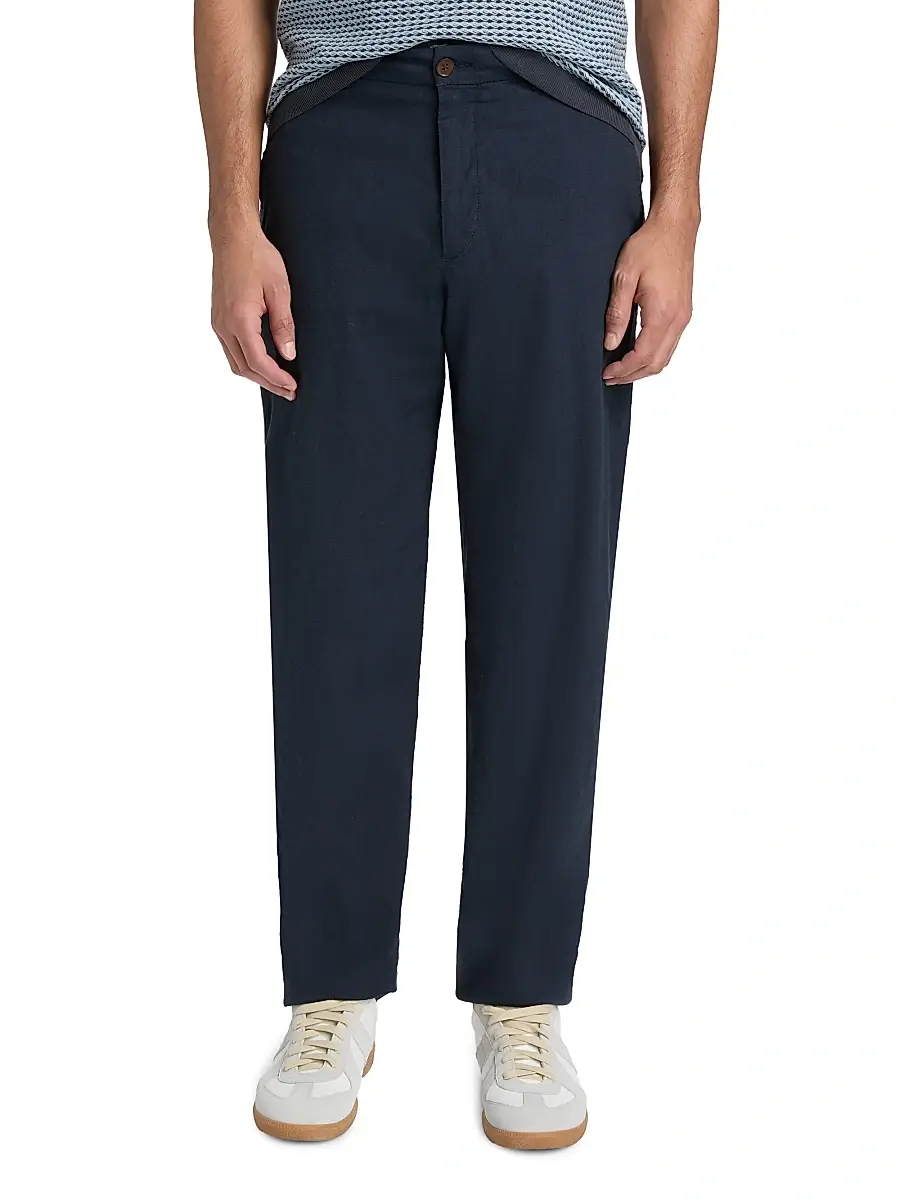 Onia Men's Linen-Blend Trousers | Thumbnail 3 Onia Men's Linen-Blend Trousers | Thumbnail 3