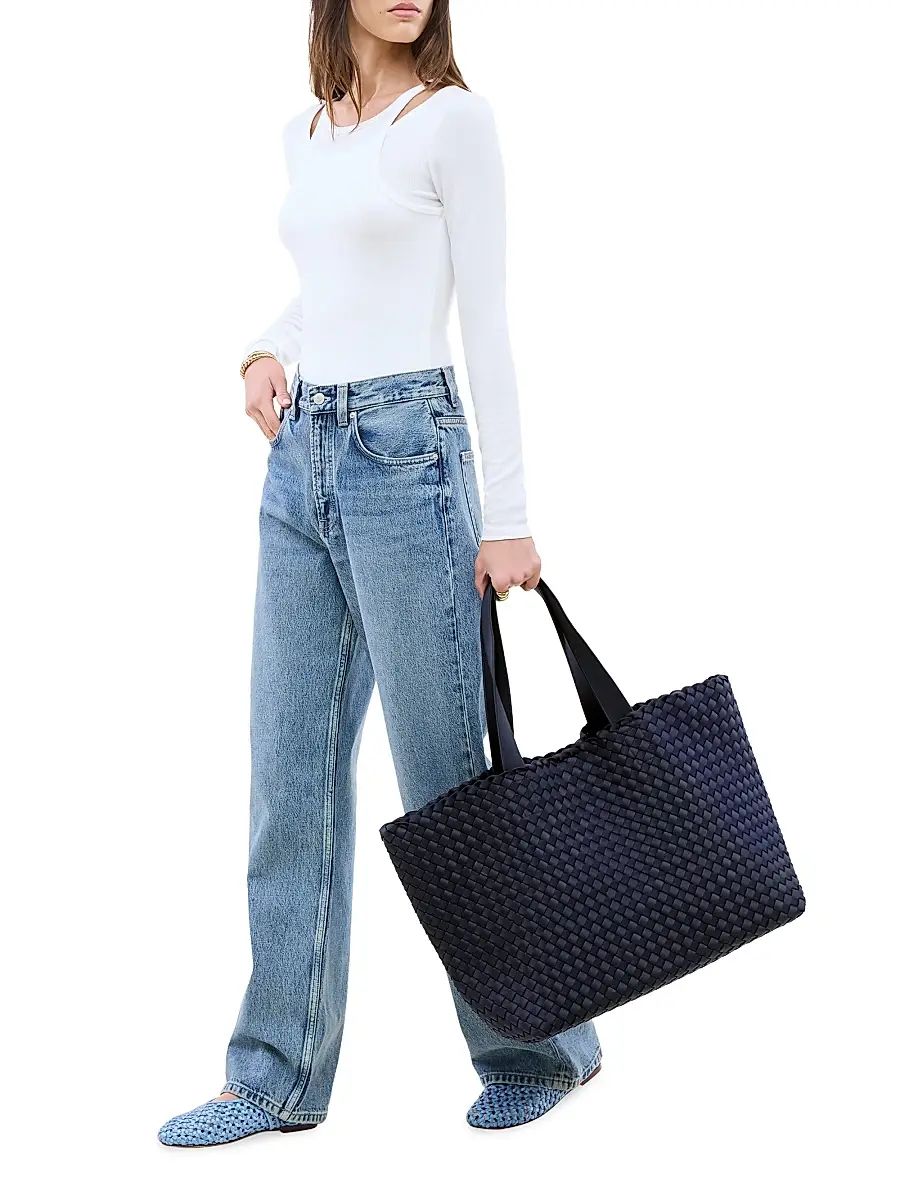Naghedi Women's Como Tote Bag - Ink Blue | Thumbnail 2 Naghedi Women's Como Tote Bag - Ink Blue | Thumbnail 2