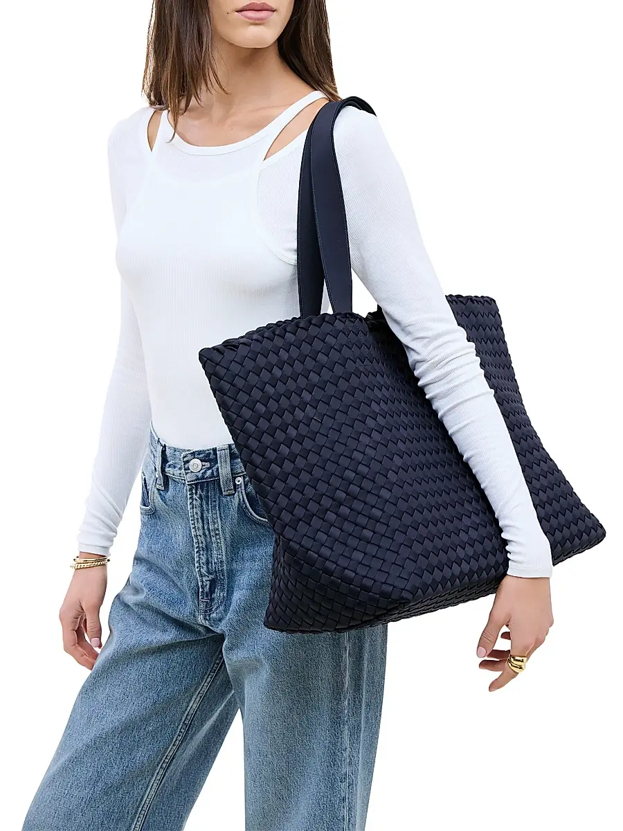 Naghedi Women's Como Tote Bag - Ink Blue | Thumbnail 3 Naghedi Women's Como Tote Bag - Ink Blue | Thumbnail 3