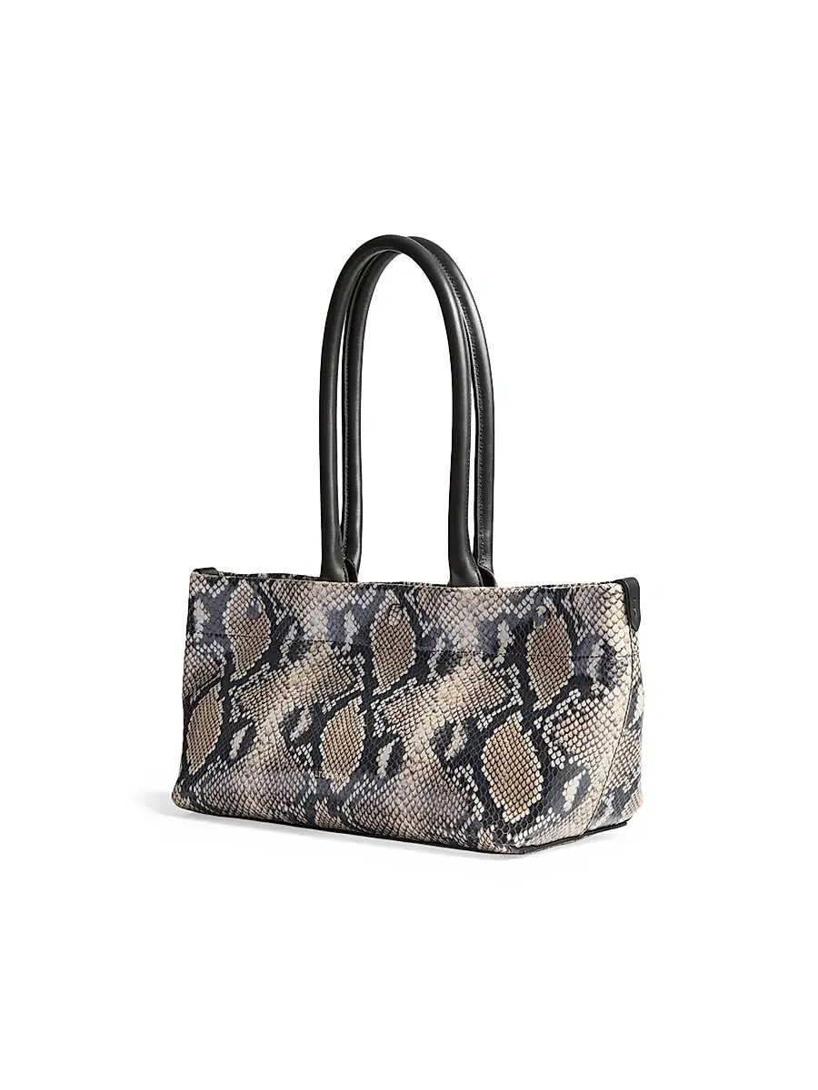 Altuzarra Women's Mini East/West Python-Embossed Leather Tote Bag - Python | Thumbnail 2