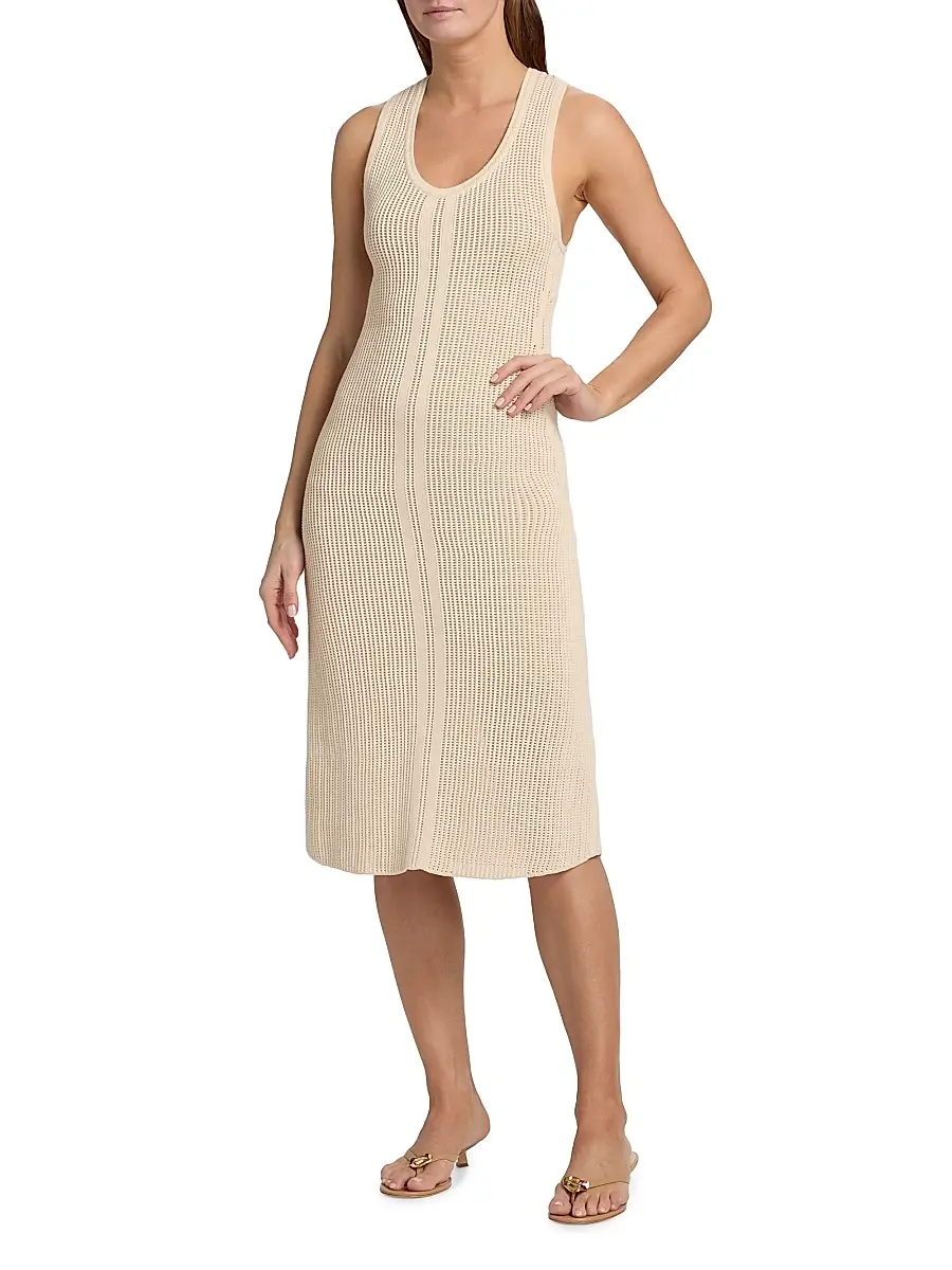 Kobi Halperin Women's Gia Rib-Knit Tank Midi-Dress | Thumbnail 2 Kobi Halperin Women's Gia Rib-Knit Tank Midi-Dress | Thumbnail 2