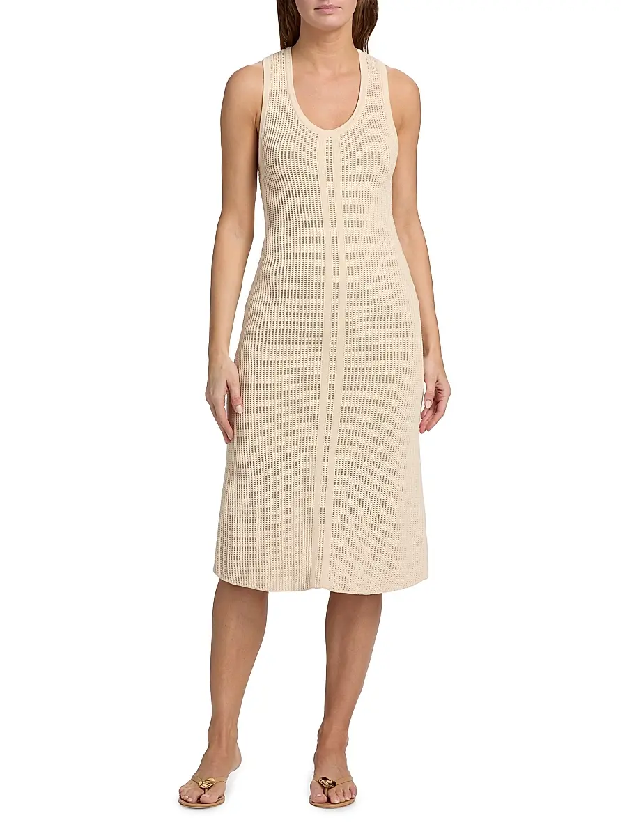 Kobi Halperin Women's Gia Rib-Knit Tank Midi-Dress | Thumbnail 3 Kobi Halperin Women's Gia Rib-Knit Tank Midi-Dress | Thumbnail 3