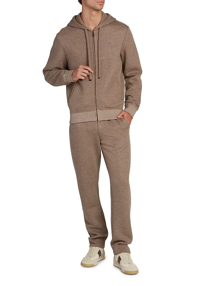 Etro Men's Paisley Zip Hoodie | Thumbnail 2 Etro Men's Paisley Zip Hoodie | Thumbnail 2