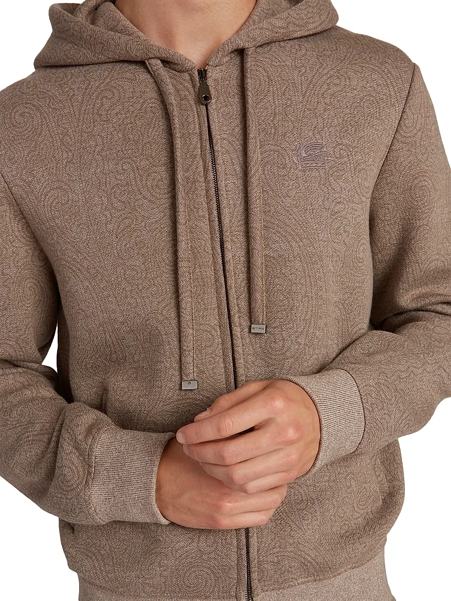 Etro Men's Paisley Zip Hoodie | Thumbnail 6 Etro Men's Paisley Zip Hoodie | Thumbnail 6
