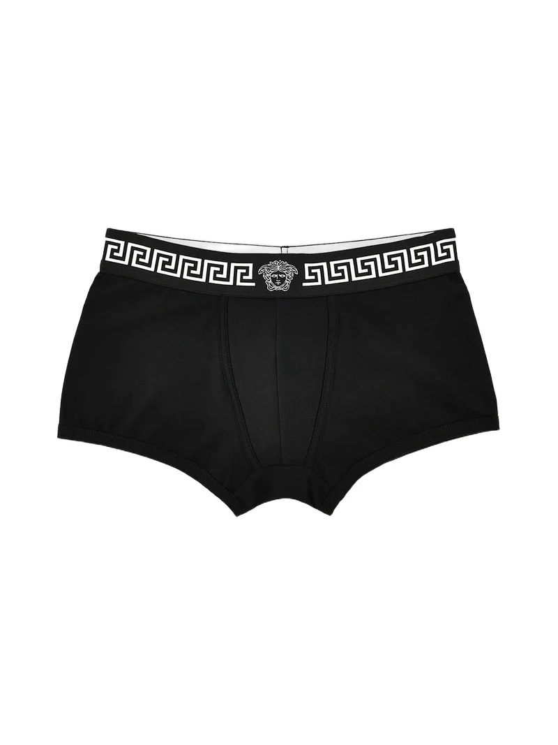 Men's Greca Medusa Head Stretch-Cotton Trunk Brief Men's Greca Medusa Head Stretch-Cotton Trunk Brief