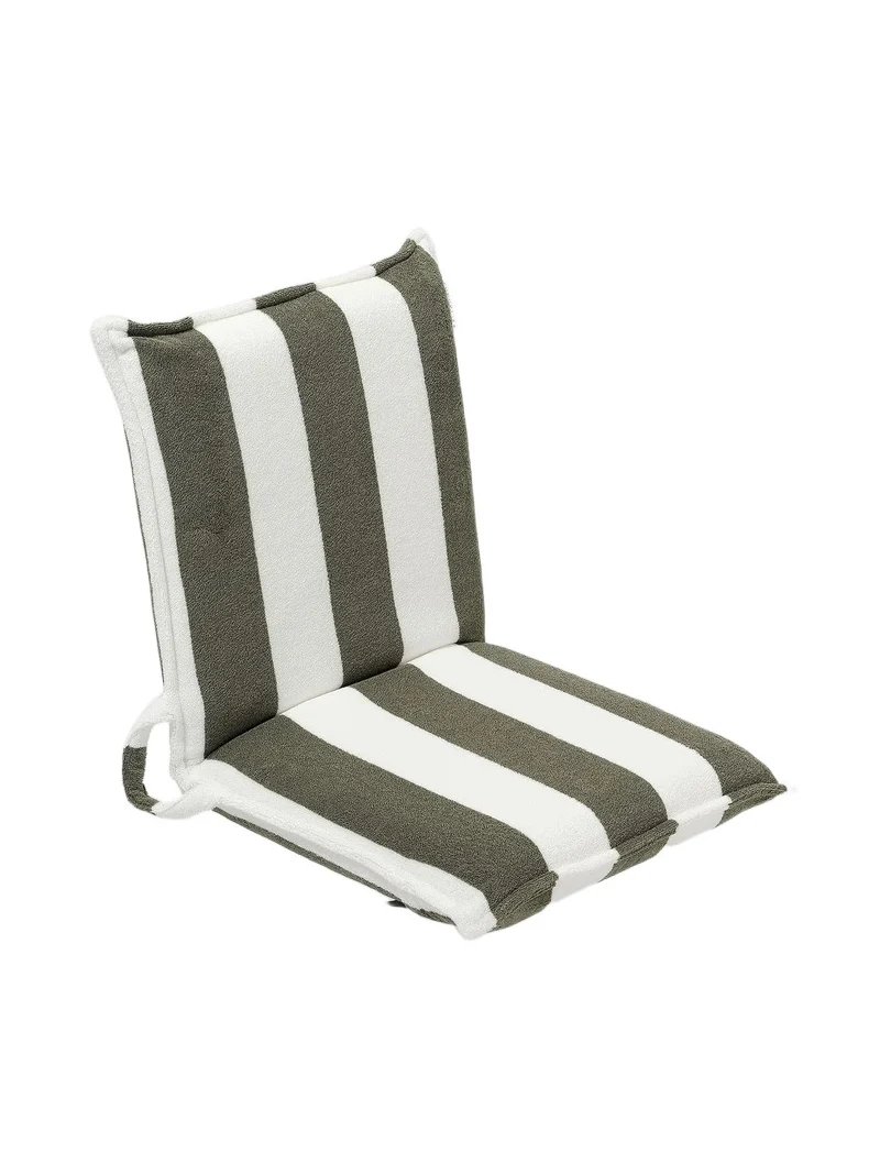 Sunnylife The Vacay Olive Stripe Terry Travel Lounger