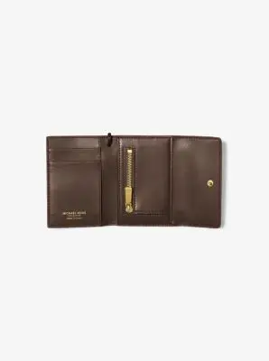 Michael Kors Collection Leather Card Holder Necklace in White - One Size by Michael Kors Collection | Thumbnail 3