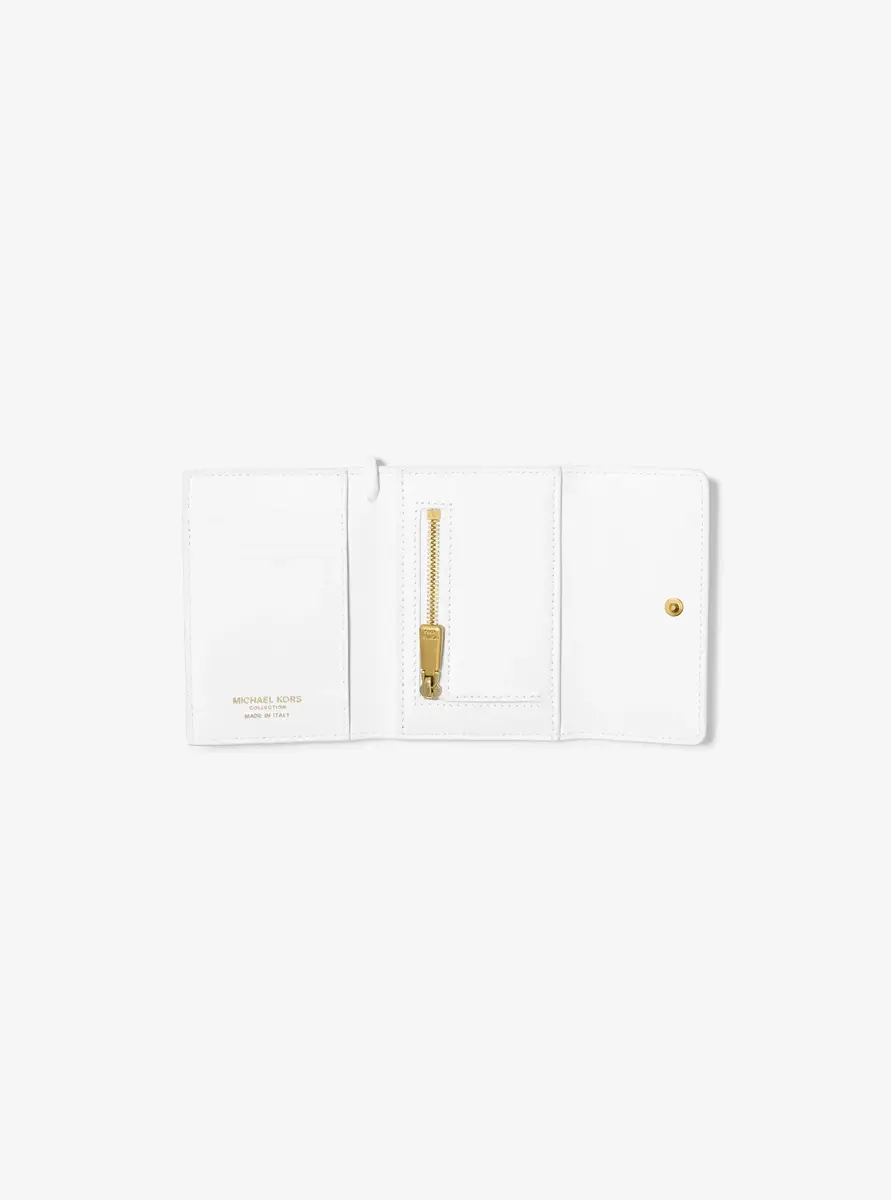 Michael Kors Collection Leather Card Holder Necklace in White - One Size by Michael Kors Collection | Thumbnail 23