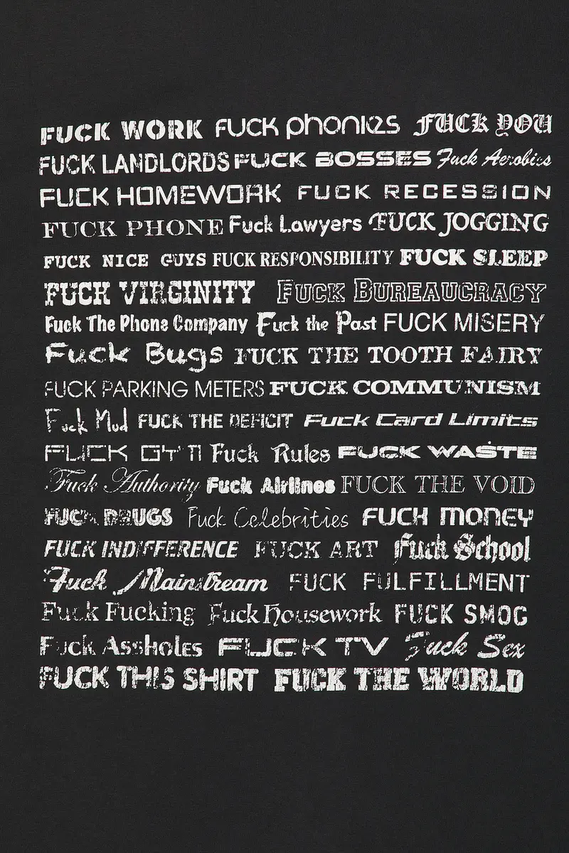Vetements Fuck Everything T-Shirt | Thumbnail 5 Vetements Fuck Everything T-Shirt | Thumbnail 5