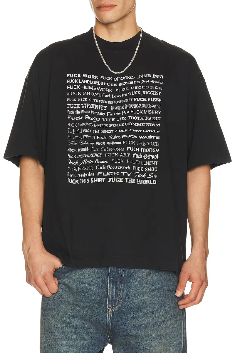 Vetements Fuck Everything T-Shirt